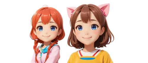 anime 3d,dollfus,claris,mikania,chako,anime cartoon,3d rendered,redheads,avatars,haruchika,kidsoft,nurses,floricienta,3d model,futari,minimis,two girls,dressup,piras,mineko,Illustration,Japanese style,Japanese Style 02