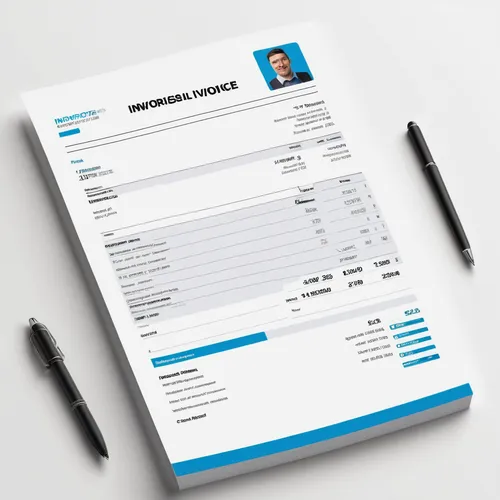 Create a professional invoice that impresses your clients,expenses management,cheque guarantee card,bookkeeper,annual financial statements,bookkeeping,balance sheet,invoice,page dividers,address book,