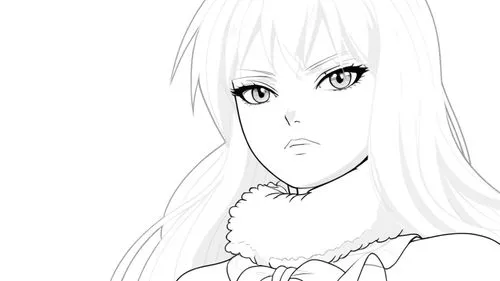 One Piece Sulong Carrot Sketch1,lineart,eyes line art,wipp,chobits,orihime,uncolored,Design Sketch,Design Sketch,Black and white Comic