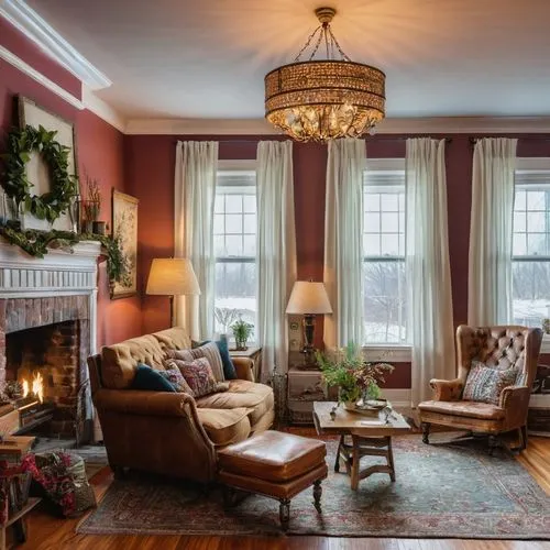 sitting room,victorian room,christmas room,family room,interior decor,living room,Photography,General,Natural