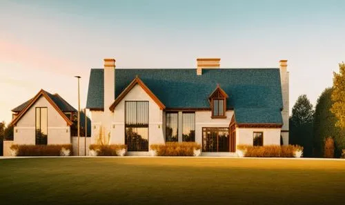 pool in front of house plain glass bricks tiles wood park pool landscape sunlight blue sky night view Spotlights warm garden trees park
summer manoir villa ,a house with large grass field in front of 