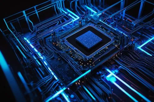 blue light,fractal design,tron,computer art,vega,electroluminescent,circuit board,fractal lights,bluelight,graphic card,computer chip,wavevector,silicon,motherboard,cyberscene,xfx,pcb,light fractal,computerized,electric blue,Illustration,Paper based,Paper Based 04