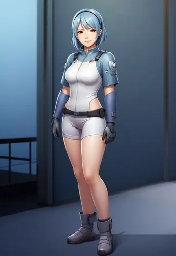 reference concept,a very  woman dressed in a body suit and boots,mei,minmei,saiko,aqua,aoba,longmei,Unique,3D,3D Character