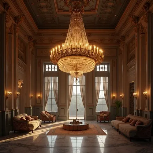 ornate room,chandeliers,ballroom,neoclassical,cochere,chandeliered,chandelier,luxury home interior,baccarat,royal interior,entrance hall,opulently,lobby,opulence,lanesborough,amanresorts,interior decor,opulent,marble palace,palatial,Photography,General,Realistic