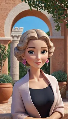 principessa,princess anna,letizia,elsa,musetta,fitzherbert,Unique,3D,3D Character