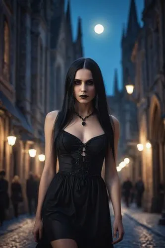 gothic woman,gothic portrait,gothic dress,vampire woman,goth woman,dark gothic mood,Photography,General,Cinematic