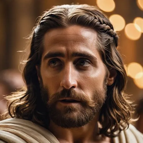 jake gyllenhaal as Jesus Christ,jeshua,yeshua,son of god,christlike,hephaestion,christ thorn,christus,iesus,bejesus,ihesus,benediction of god the father,christum,sechrist,christianized,jesus christ an