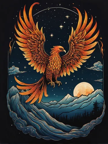 phoenix,eagle illustration,phoenix rooster,gryphon,pegasus,firebird,eagle,imperial eagle,fawkes,griffon bruxellois,eagle vector,garuda,fire birds,fire angel,firebirds,griffin,mongolian eagle,eagles,night bird,constellation swan,Art,Classical Oil Painting,Classical Oil Painting 30