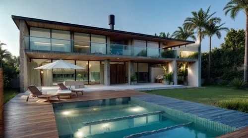 modern house,pool house,tropical house,beach house,holiday villa,beautiful home,Photography,General,Realistic