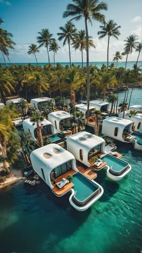 floating huts,cube stilt houses,over water bungalows,over water bungalow,yachts,floating islands,luxury yacht,yacht exterior,houseboat,tax haven,luxury property,bora-bora,curacao,fisher island,fiji,fl