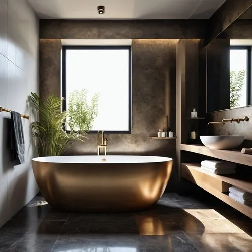 luxury bathroom,modern minimalist bathroom,bagno,bathtub,bath room,tub,Photography,General,Realistic