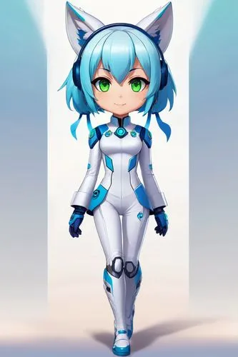 cyan,white heart,cyberstar,3d figure,minibot,mikuriya,aqua,ika,mediana,3d model,cyberrays,ayanami,nya,silico,xenosaga,white fox,meka,material test,rei ayanami,aisha,Illustration,Japanese style,Japanese Style 03