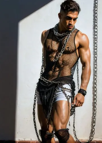 hanuman,iron rope,steel rope,chains,iron chain,rope daddy,mass,jute rope,gladiator,harness,steel ropes,climbing harness,chain link,chain,harnessed,leashed,leash,rusty chain,ropes,tribal bull,Illustration,Realistic Fantasy,Realistic Fantasy 03