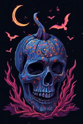 halloween illustration,halloween wallpaper,halloween background,boho skull,floral skull,halloween pumpkin,calabaza,witch's hat icon,halloween poster,sugar skull,skull illustration,pomegranate,skulls,d