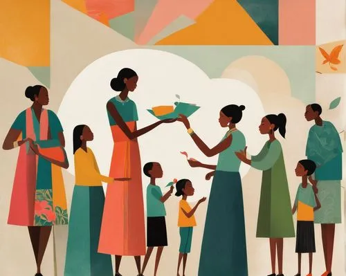 rwanda,rwandas,rwandans,blessing of children,anmatjere women,ancestries,almsgiving,umoja,israelites,palm sunday,chagossians,international family day,interconnectedness,matriarchs,book illustration,afar tribe,parents with children,microfinancing,katwe,eritreans,Illustration,Vector,Vector 08