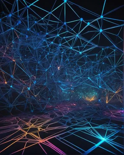 fractal environment,3d background,cyberscene,cyberspace,cybernet,fragmentation,visualizer,abstract background,triangles background,voronoi,interconnected,generative ai,interconnectivity,fractal lights,cyberia,hyperspace,background abstract,generative,cyberview,virtual landscape,Art,Artistic Painting,Artistic Painting 03