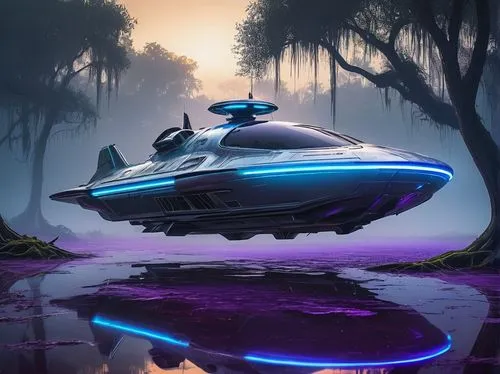 jet ski,alien ship,ufos,futuristic car,phoenix boat,ufo,pedalos,hovercraft,futuristic,futuristic landscape,bass boat,speedboat,watercraft,personal water craft,pedal boats,saucer,powerboating,ufo intercept,spaceship,concept art,Conceptual Art,Fantasy,Fantasy 16