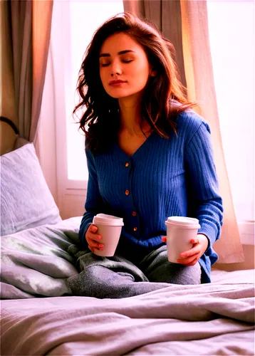 woman drinking coffee,cuppa,hande,woman on bed,derya,beren,henstridge,pyjama,pajama,mitzeee,girl in bed,cup of coffee,burcu,pajamas,elif,nescafe,girl with cereal bowl,a cup of coffee,negin,sarikaya,Illustration,Black and White,Black and White 08