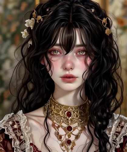 fantasy portrait,victorian lady,gothic portrait,porcelain doll,vampire lady,doll's facial features,female doll,artist doll,fantasy art,mystical portrait of a girl,masquerade,primrose,artemisia,filigree,vampire woman,porcelain dolls,eglantine,dead bride,fairy tale character,angelica