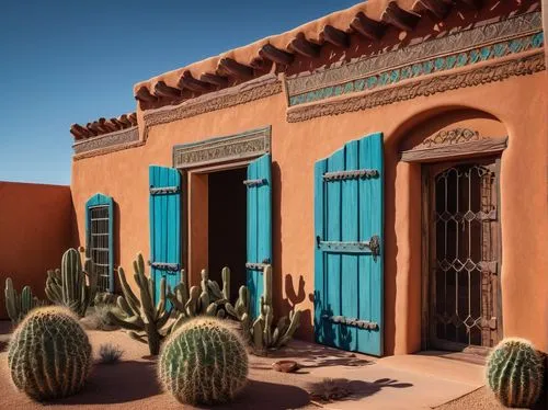 marrakesh,dutchman's-pipe cactus,cactuses,majorelle,xeriscaping,cacti,nuweiba,puebloans,hacienda,ouarzazate,taroudant,tuscon,exterior decoration,puertas,marrakech,riad,marocco,blue doors,casitas,pueblito,Art,Classical Oil Painting,Classical Oil Painting 31