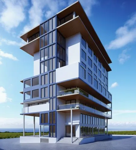 multistorey,sky apartment,cubic house,residential tower,cube stilt houses,modern architecture,Photography,General,Realistic