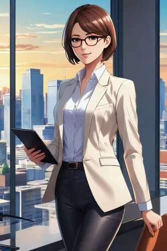 business woman,businesswoman,secretary,business girl,blur office background,office worker,business women,white-collar worker,attorney,honmei choco,businesswomen,bookkeeper,newscaster,business angel,receptionist,stock broker,night administrator,ceo,stock exchange broker,spy visual,Illustration,Japanese style,Japanese Style 03