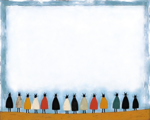 hertzfeldt,motzfeldt,group of people,women silhouettes,graduate silhouettes,audience,inhabitants,klee,procession,rufino,ensor,crowd of people,spectator,seven citizens of the country,attendants,documenta,pilgrims,contemporary witnesses,villagers,crowed,Art,Artistic Painting,Artistic Painting 49