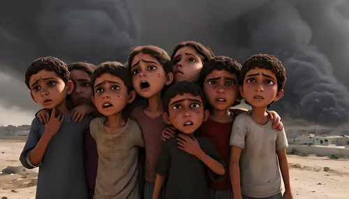 children of war,animated cartoon,wall of tears,war victims,seven citizens of the country,evacuation,background image,orphans,the pollution,martyr village,genocide,cute cartoon image,lost in war,cgi,pi