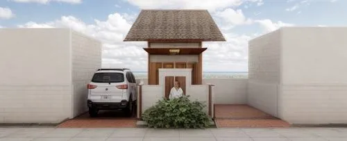 3d rendering,house entrance,render,small house,folding roof,asian architecture,inverted cottage,japanese architecture,japanese-style room,grass roof,wheelchair accessible,residential house,rumah gadang,japanese shrine,hanok,cubic house,house roof,tatami,entry,wooden house