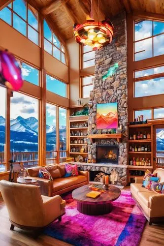 alpine style,fire place,the cabin in the mountains,house in the mountains,family room,luxury home interior,modern living room,living room,chalet,beautiful home,house in mountains,contemporary decor,ski station,alyeska,livingroom,modern decor,fireplaces,great room,loft,home interior,Conceptual Art,Sci-Fi,Sci-Fi 28