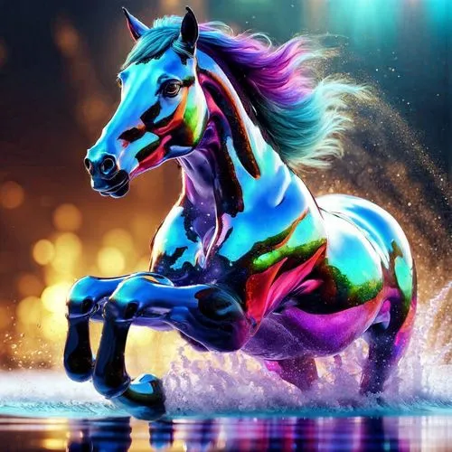 colorful horse,unicorn background,rainbow unicorn,dream horse,unicorn art,unicorn,carnival horse,painted horse,rainbow background,unicorn and rainbow,equine,my little pony,carousel horse,weehl horse,arabian horse,full hd wallpaper,horse running,colorful foil background,horse,galloping