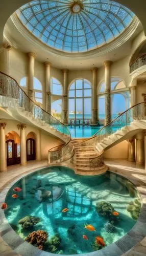 aquariums,therme,underwater oasis,underwater playground,aquarium,swimming pool,acquarium,oceanarium,seaquarium,marine tank,leterme,mikvah,venetian hotel,house of the sea,piscine,thermal spring,nemacolin,infinity swimming pool,water stairs,luxury hotel,Conceptual Art,Fantasy,Fantasy 31