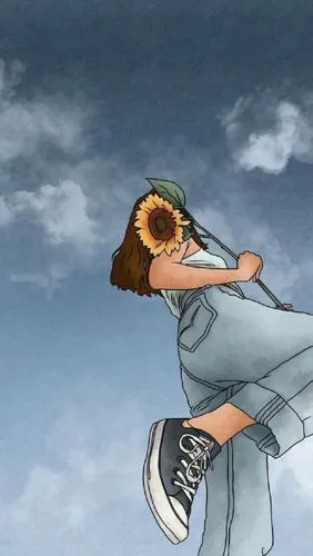 flip (acrobatic),kame sennin,nosedive,chidori is the cherry blossoms,soars,flying girl,skydive,summer sky,animated cartoon,skydiver,weightless,takato cherry blossoms,skywatch,falling,flying seed,calm usopp,axel jump,anime cartoon,animation,kickflip