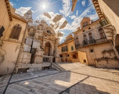 italian romansque building , exploding,medina,caravansary,matera,marble palace,puglia,göreme,nizwa,nizwa souq,sicily,ibn-tulun-mosque,ostuni,ephesus,apulia,morocco,alabaster mosque,moorish,medieval ar