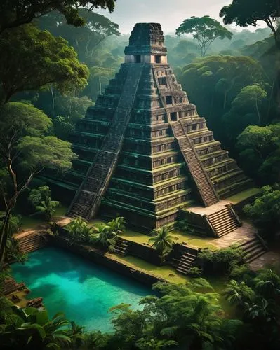 yavin,mayan,tikal,chichen itza,palenque,pakal,mesoamerican,amazonica,azteca,mayans,yaxchilan,mayas,aztecas,bonampak,eastern pyramid,pyramid,step pyramid,mesoamerica,calakmul,copan,Illustration,Black and White,Black and White 21