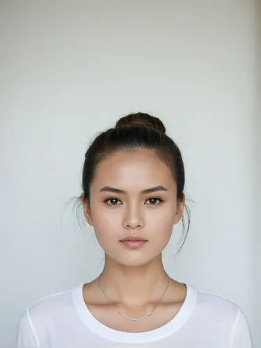 Full-size sample portrait,an asian woman with a bun up topk,asian woman,laotian,eurasians,hapa,microdermabrasion,vietnamese,Photography,Documentary Photography,Documentary Photography 04