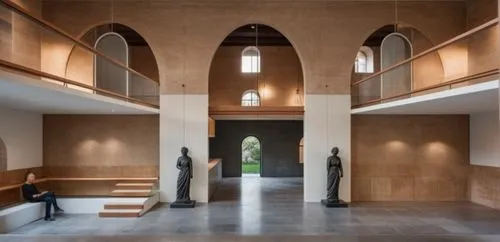 archidaily,pilgrimage chapel,corten steel,christ chapel,romanesque,interiors,wooden beams,kirrarchitecture,house hevelius,monastery of santa maria delle grazie,convent,daylighting,forest chapel,entrance hall,wayside chapel,wooden church,hallway space,chapel,islamic architectural,architectural,Photography,General,Natural