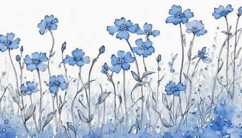 forget-me-nots,water forget me not,forget-me-not,forget me nots,blue petals,blue flowers,siberian squill,blue daisies,alpine forget-me-not,flowers png,forget me not,harebell,bluebell,blue snowflake,floral digital background,blue flower,flower illustrative,flower background,minimalist flowers,blue painting,Illustration,Black and White,Black and White 34