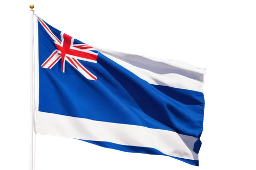 national flag, waving in wind, horizontal composition, bright blue sky, few white clouds, sunny day, celebration atmosphere, close-up shot, detailed texture, vibrant colors, shallow depth of field, wa