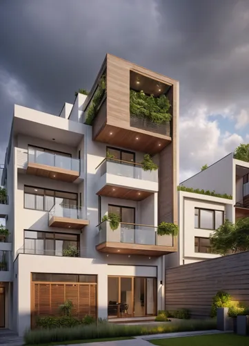 modern architecture,3d rendering,new housing development,build by mirza golam pir,modern house,sky apartment,block balcony,eco-construction,condominium,townhouses,residential house,residential,apartme