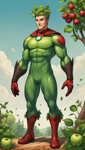 green tomatoe,fig,aaa,bellpepper,common fig,fig tree,worm apple,avenger hulk hero,green paprika,green apple,fig leaf,rank plant,waldmeister,earth fruit,green dragon vegetable,michelangelo,groot super hero,green skin,tree man,core the apple,Unique,Design,Character Design