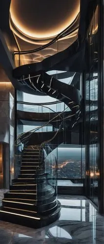 futuristic art museum,spaceship interior,futuristic architecture,delamar,lair,staircase,elevators,blavatnik,luxe,escala,elevator,vertigo,spiral staircase,helix,levator,vdara,ufo interior,winding staircase,penthouses,staircases,Photography,Documentary Photography,Documentary Photography 08