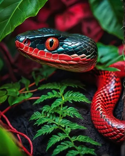 vipera,nonvenomous,lampropeltis,red tailed boa,venomous snake,liophis,pantherophis,african house snake,pitviper,slithered,fire red eyes,red bellied black snake,reticulatus,redbelly,venomous,red eyes,red throat,slithery,vasoconstrictor,keelback,Conceptual Art,Fantasy,Fantasy 22