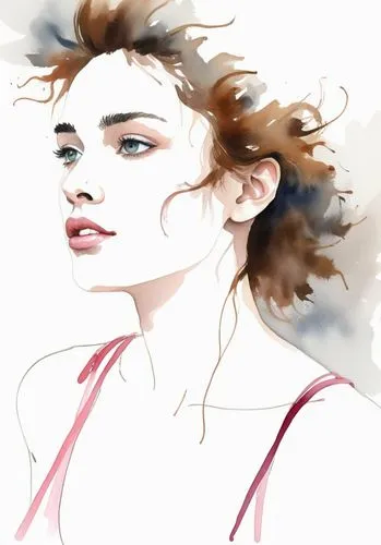 fashion vector,digital painting,fashion sketch,watercolor women accessory,digital drawing,rotoscoped