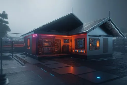 retro diner,3d render,tavern,butcher shop,holiday motel,sansar,outpost,neon coffee,miniature house,playhouse,lonely house,motel,dojo,cybertown,render,little house,small house,bungalow,safehouses,stati