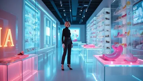 sagmeister,cyberia,pharmacopeia,sala,neon human resources,aquaria,azria,aqua studio,riviera,aura,biophilia,illumina,zhu,cosmetics counter,xcx,shopzilla,prada,rayon,ulta,futuristic art museum,Photography,General,Realistic