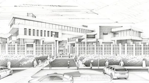 school design,multistoreyed,transport hub,trajan's forum,street plan,biotechnology research institute,kirrarchitecture,parking lot under construction,new building,lecture hall,principal market,constru