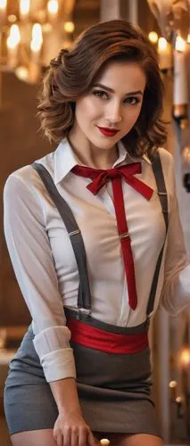 waitress,barista,suspenders,barmaid,flight attendant,pencil skirt,nurse uniform,bartender,women's clothing,secretary,tie,women clothes,sweater vest,blouse,bolero jacket,retro woman,cocktail dress,martini,delta sailor,retro christmas girl,Photography,General,Commercial