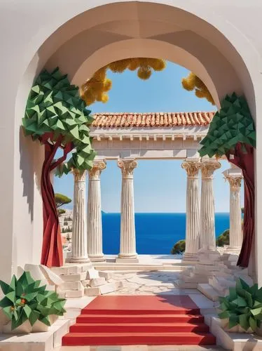 greek island door,greek temple,archways,synaxarion,grecian,greek island,mediterranean,pergola,thracian cliffs,kefalonia,erechtheus,positano,greece,chersonesos,capri,greek orthodox,doric columns,taormina,paradisus,leptis,Unique,Paper Cuts,Paper Cuts 02