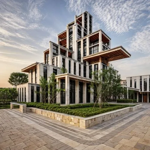 modern architecture,shenzhen vocational college,building honeycomb,cube house,cube stilt houses,chinese architecture,cubic house,new housing development,residential tower,kirrarchitecture,glass facade